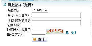 同等学力成绩查询入口